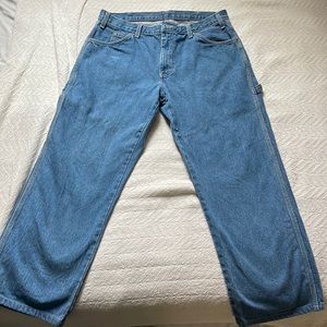 Dickies carpenter navy blue pants, relaxed fit W34L30